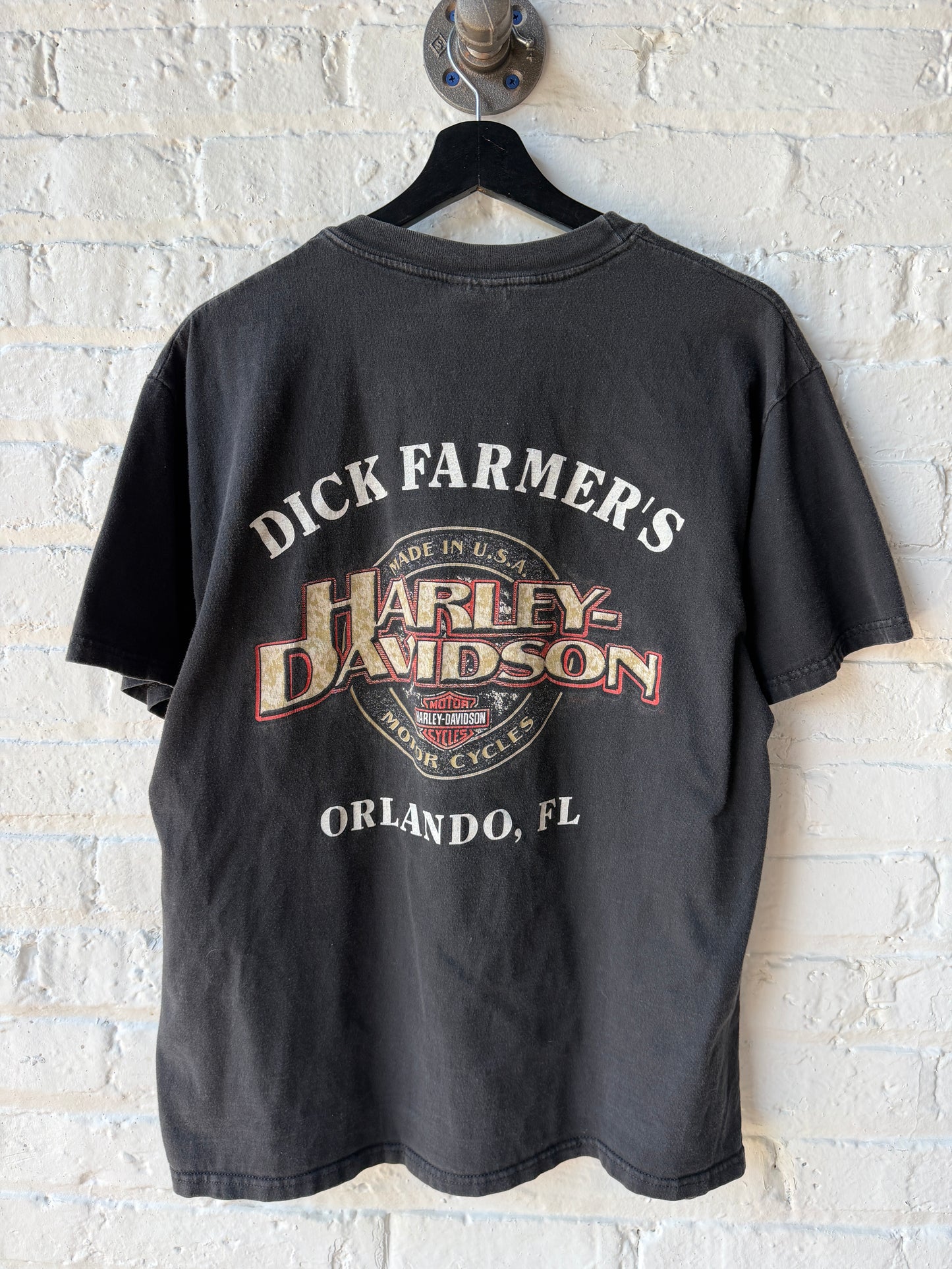 Vintage Harley Davidson Raw Power Shirt Size Large