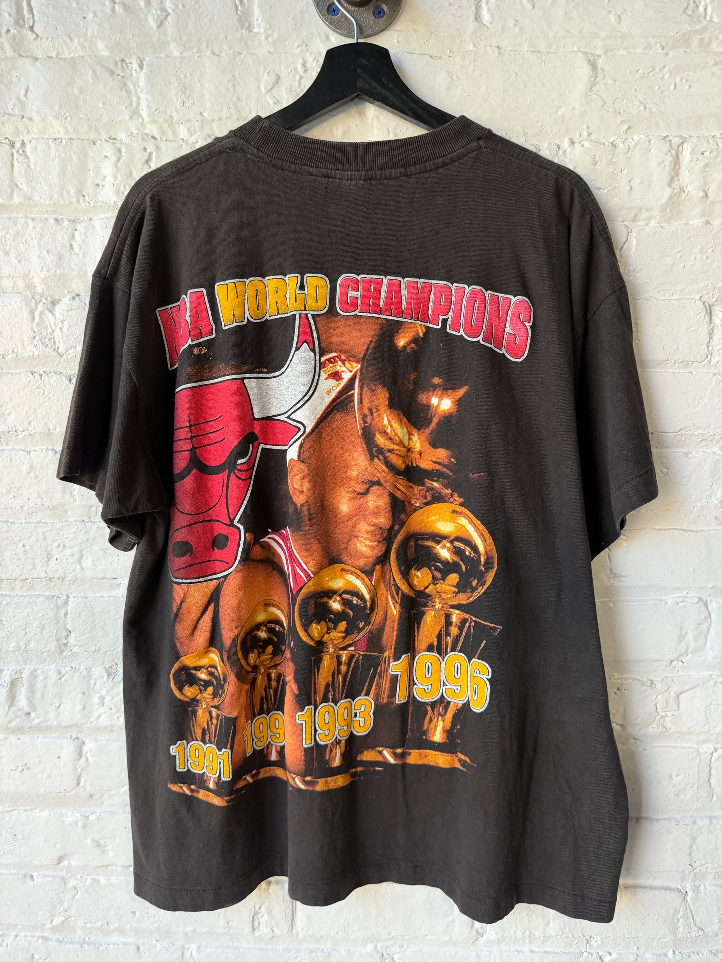 Vintage 1996 Chicago Bulls Rap T Shirt Size XL