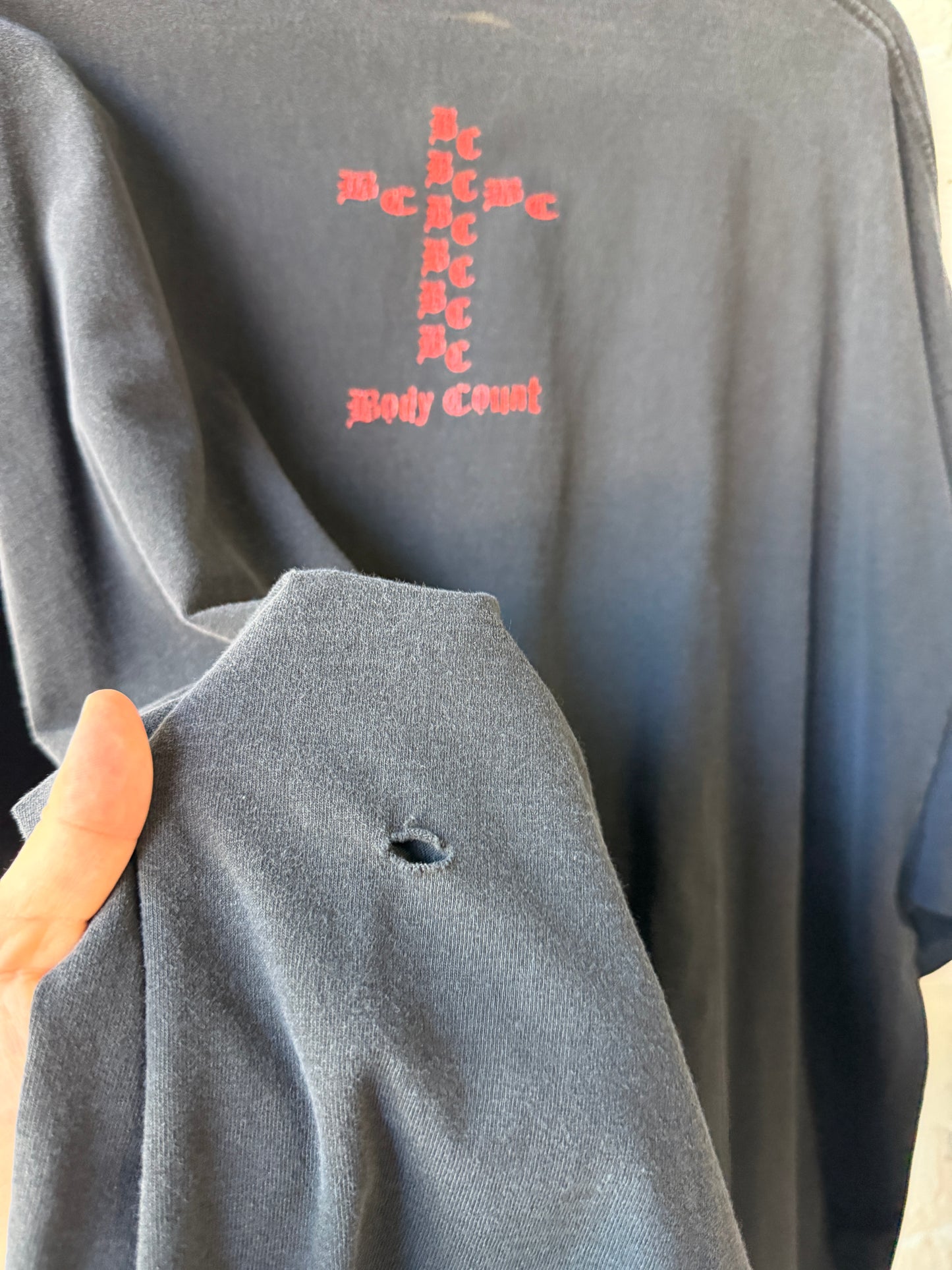 Vintage Body Count Spellout Shirt Size 3XL