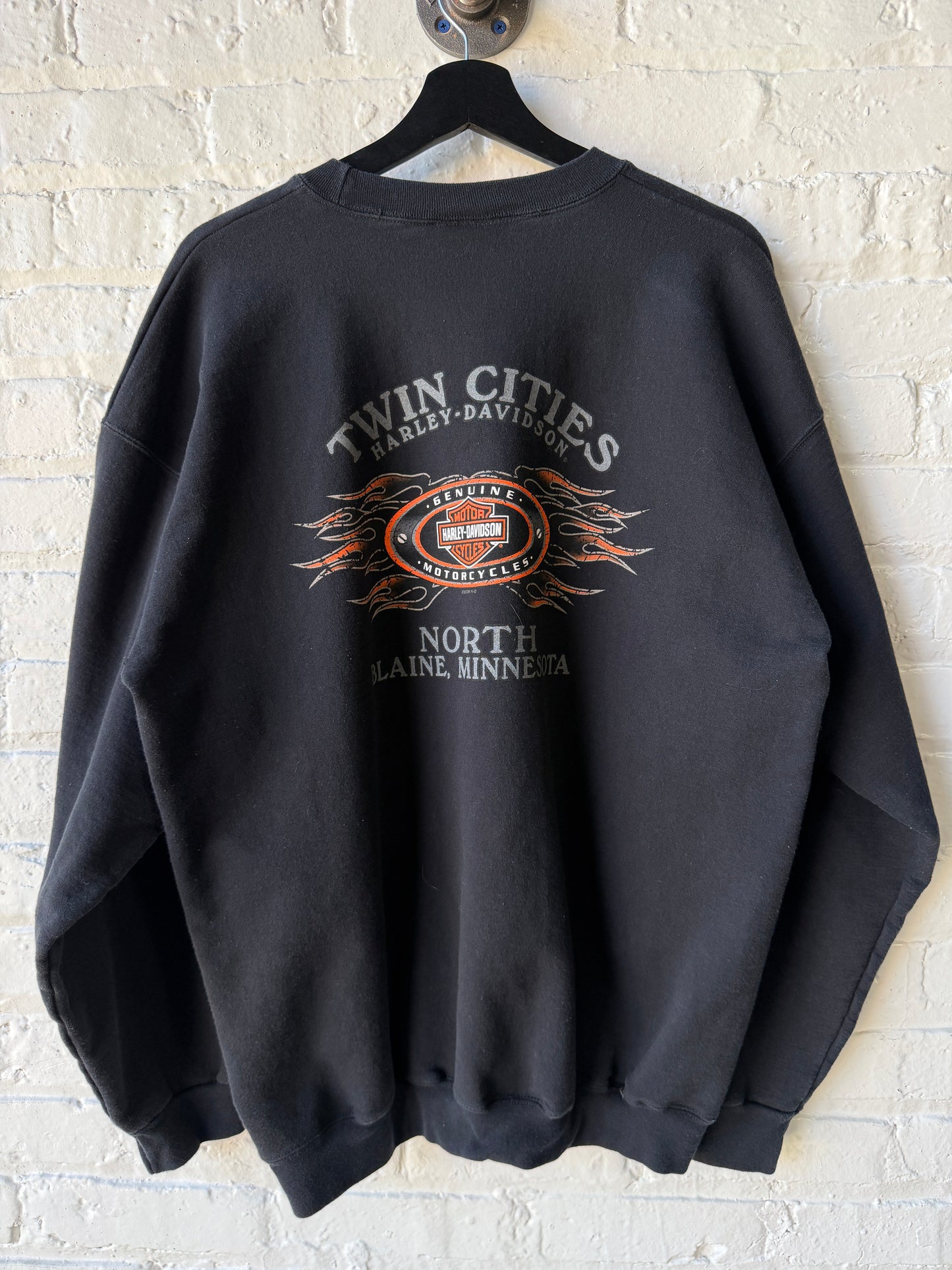 Vintage Harley Davidson Lightning Crewneck Size Large