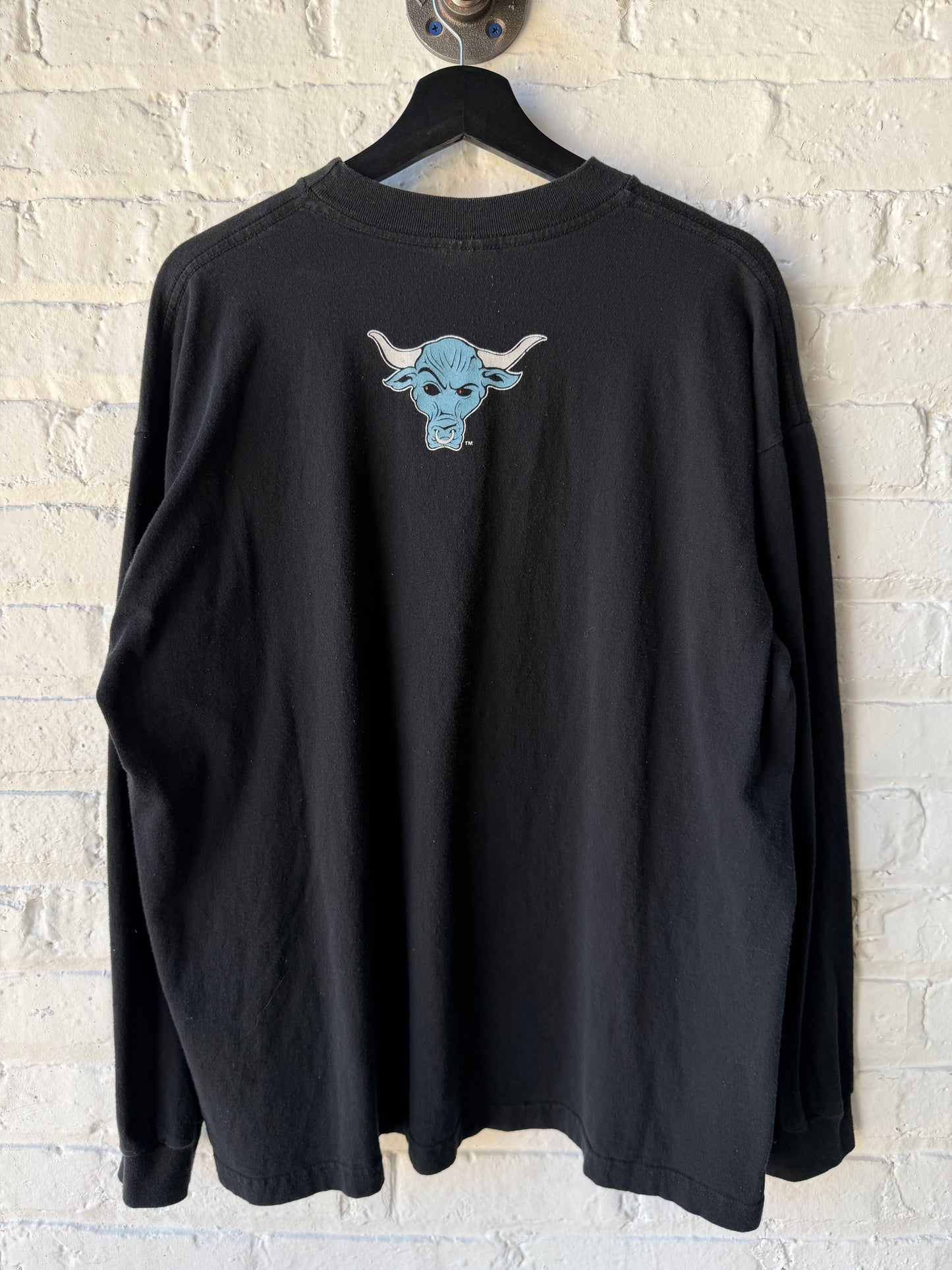 Vintage The Rock WWF Long Sleeve Shirt Size XL