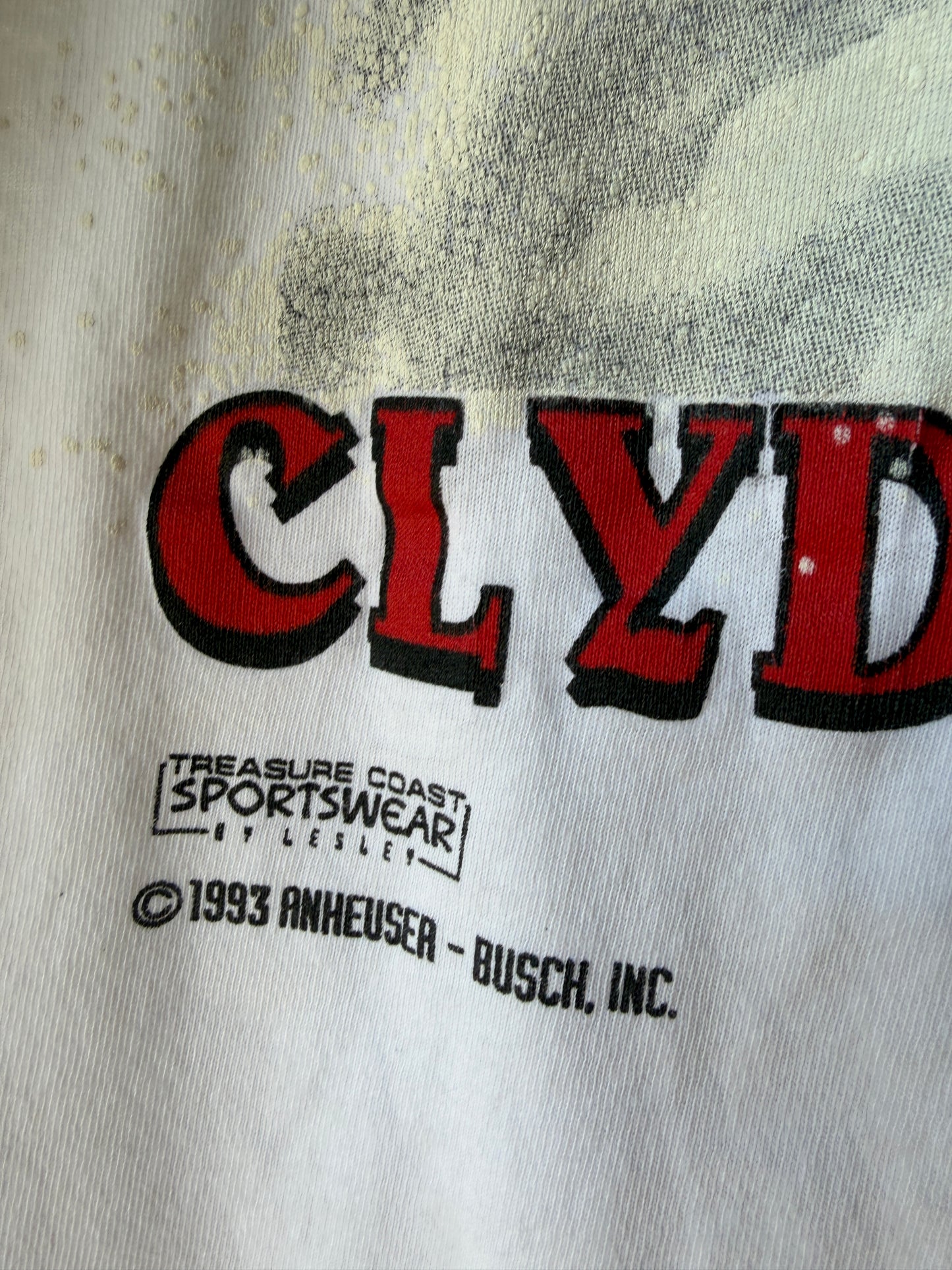 Vintage Distressed Budweiser Clydesdales Shirt Size Large