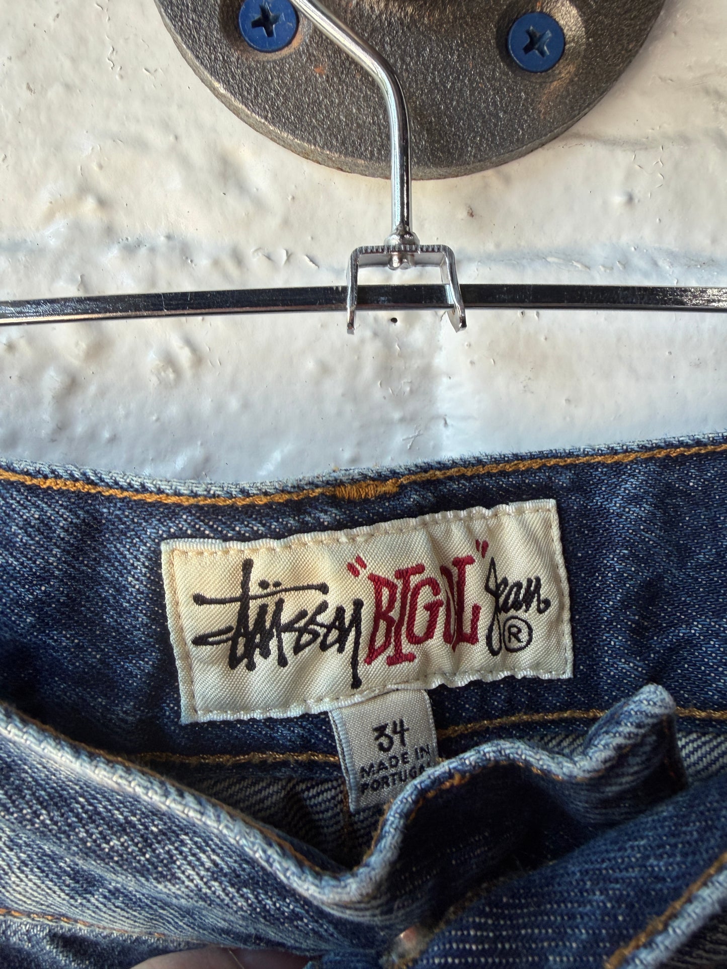 Stussy "Big Ol" Jean Jeans Size 34x32