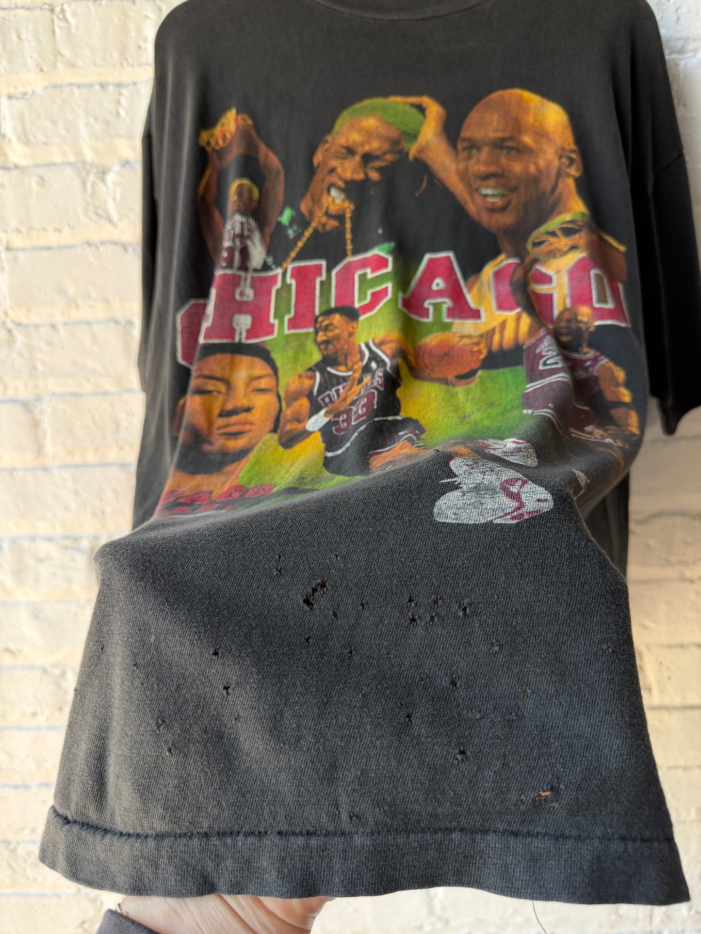 Vintage Chicago Bulls Rap T Shirt Size 2XL