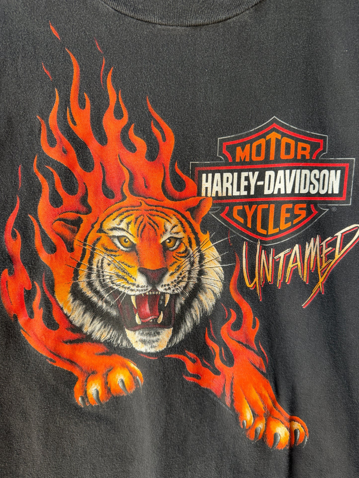 Vintage Harley Davidson Untamed Shirt Size Medium