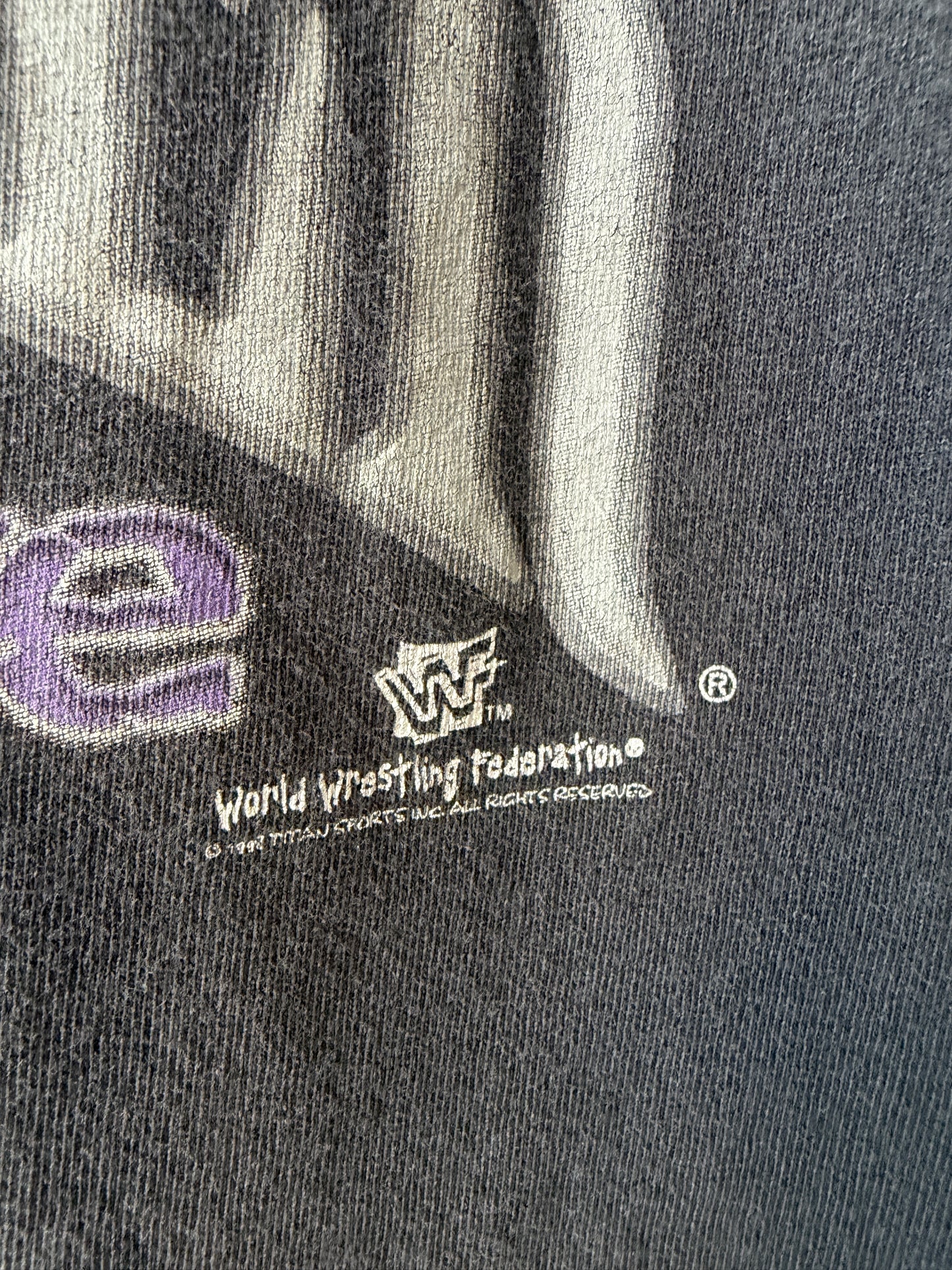 Vintage WWF Undertaker Buried Alive Shirt Size Large