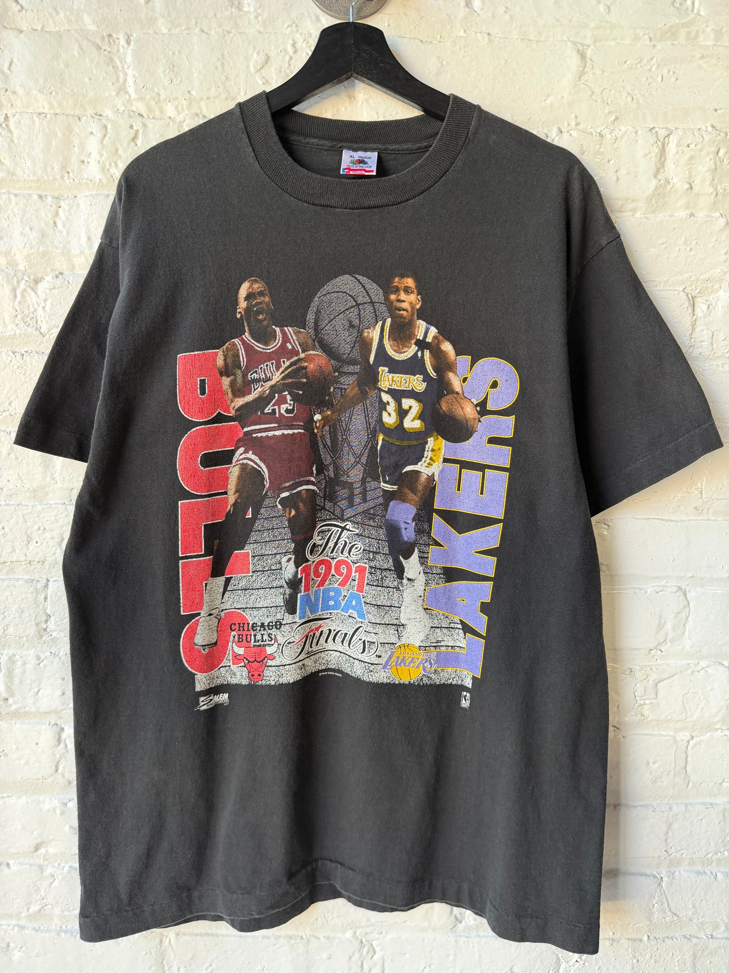 Vintage 1991 Bulls vs Lakers NBA Finals Shirt Size XL