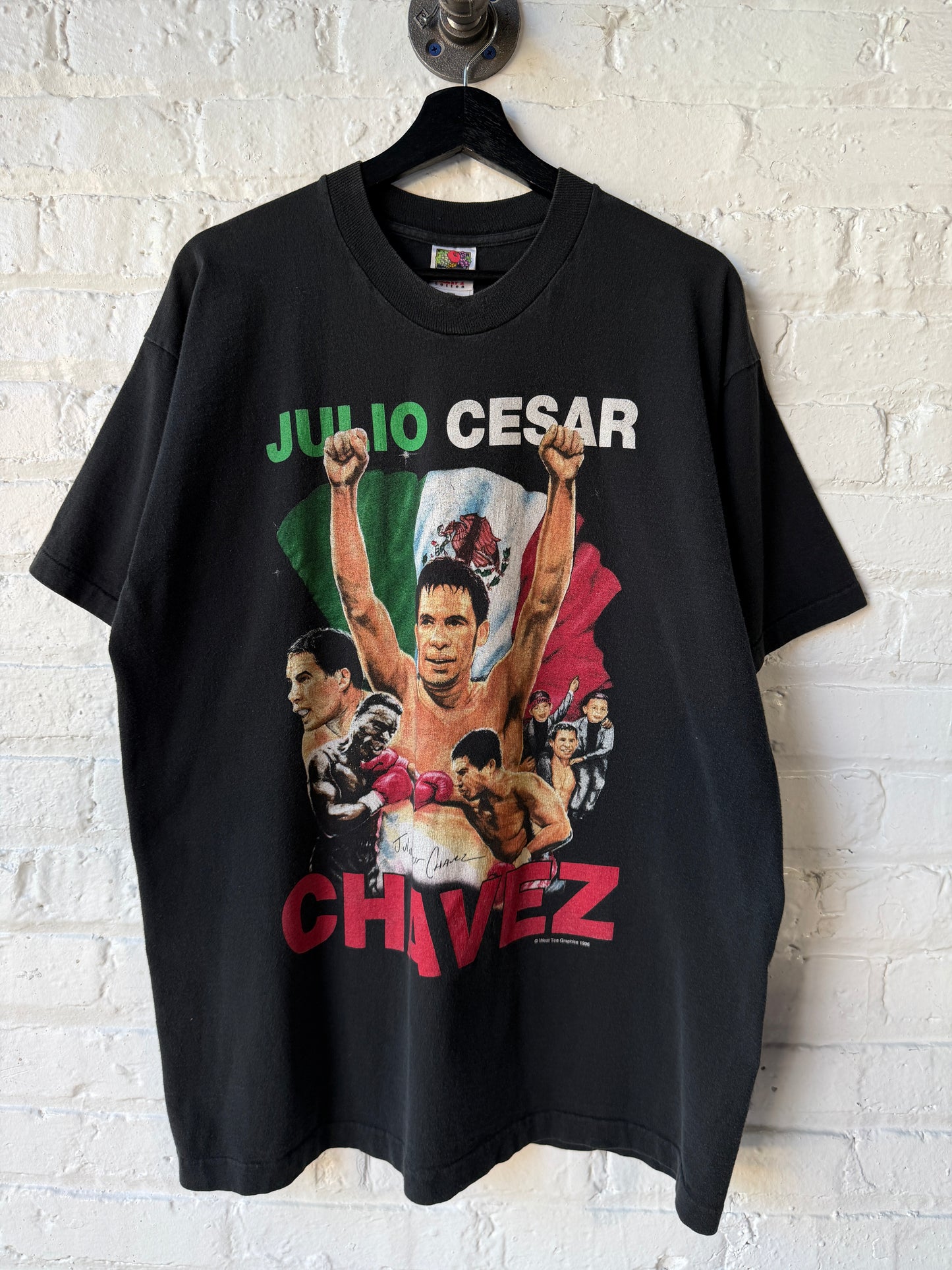 Vintage 1996 Julio Cesar Chavez Boxing Shirt Size XL
