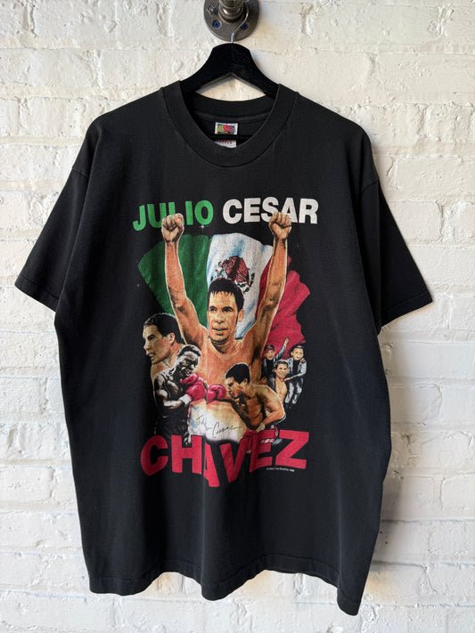 Vintage 1996 Julio Cesar Chavez Boxing Shirt Size XL