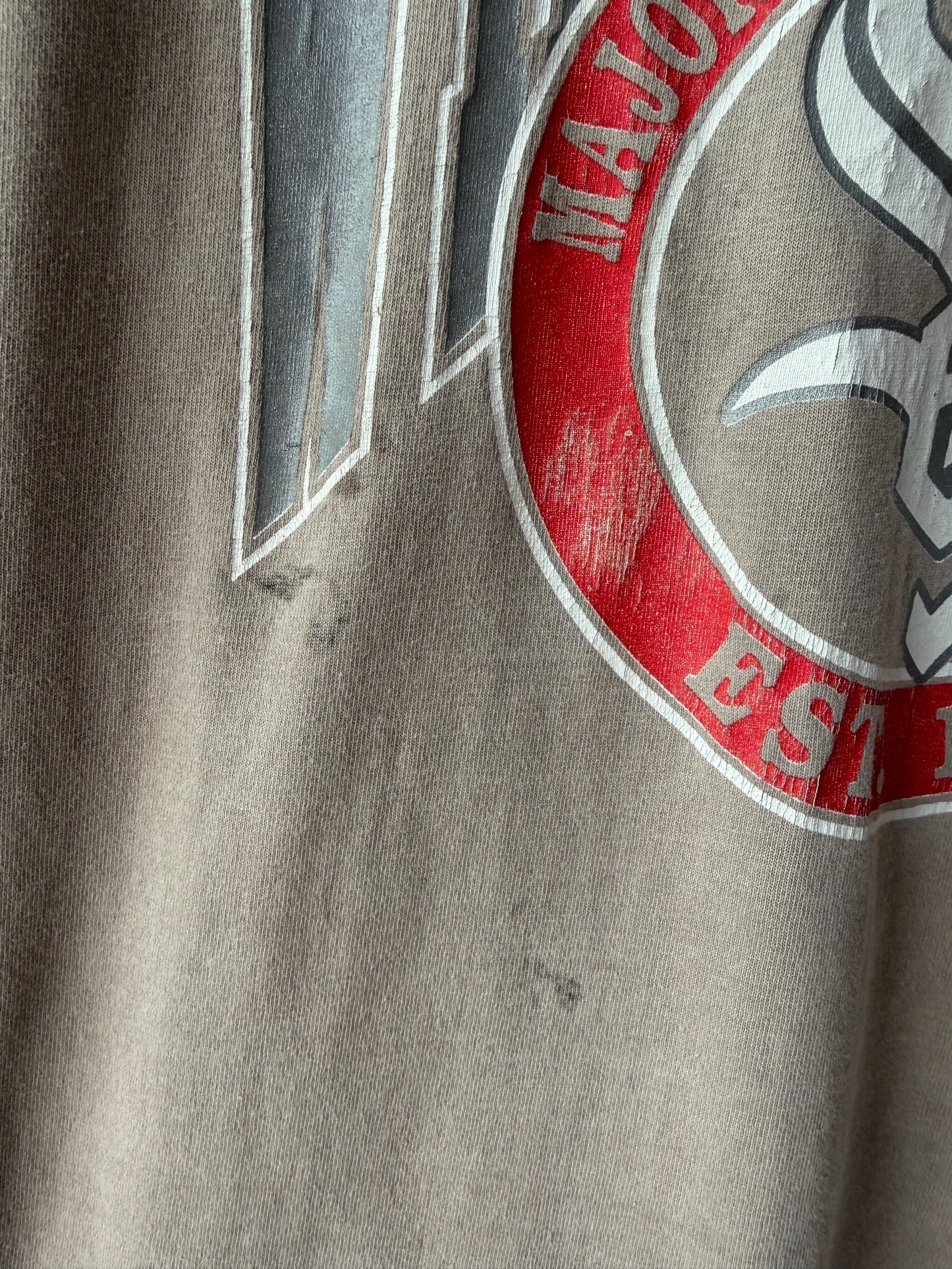 Vintage 1990 White Sox Faderrr Shirt Size XL