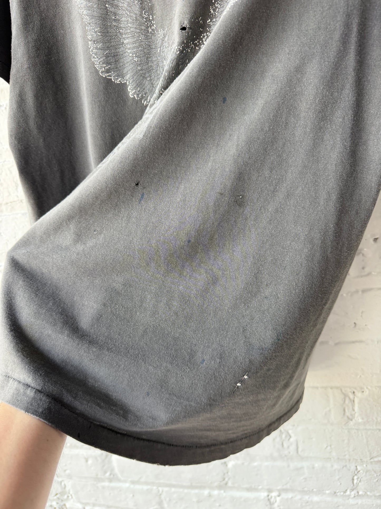 Vintage 1989 Harley Davidson Fader Distressed Shirt Size Large