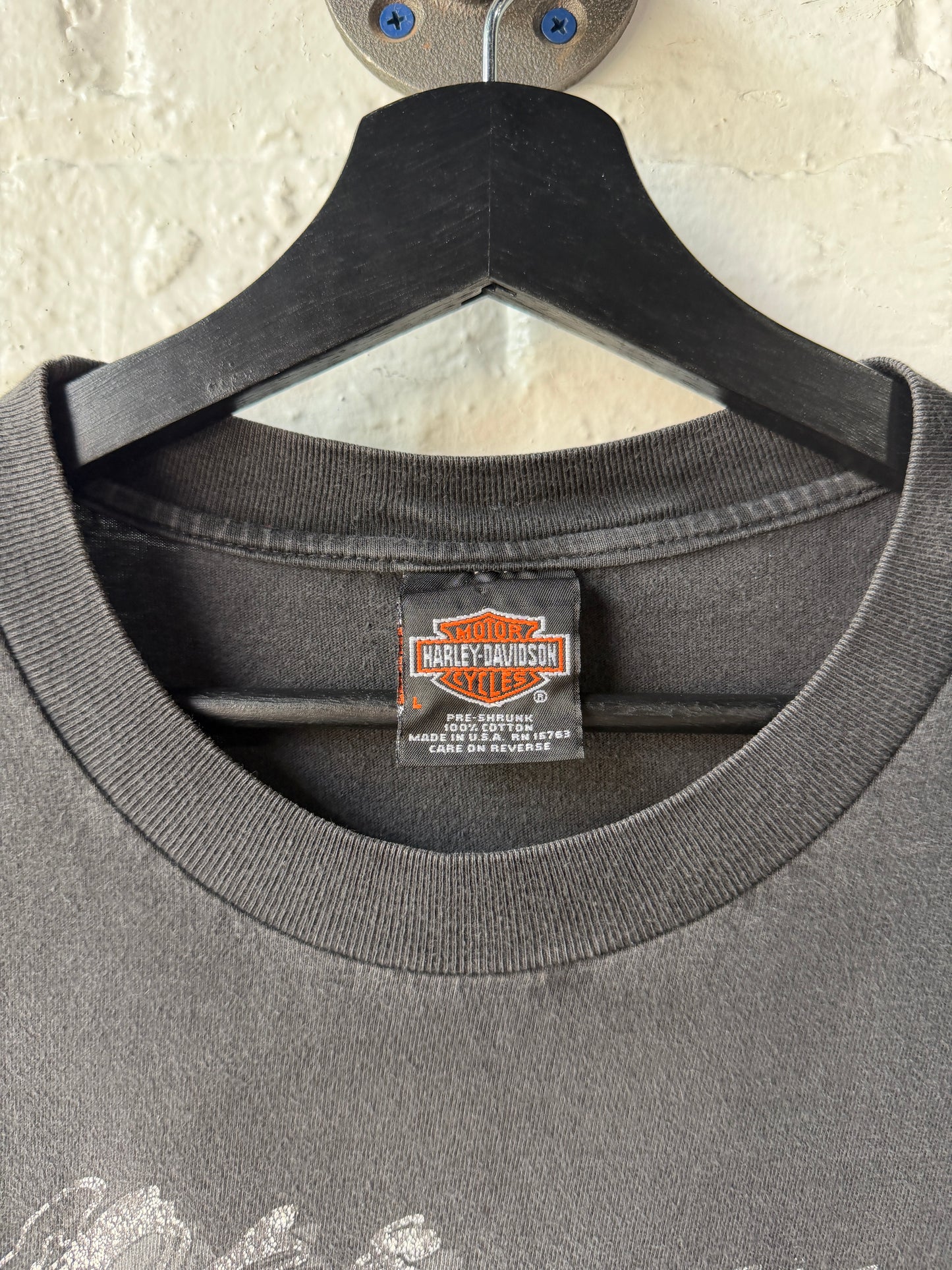 Vintage Chicago Harley Davidson Fader Shirt Size Large