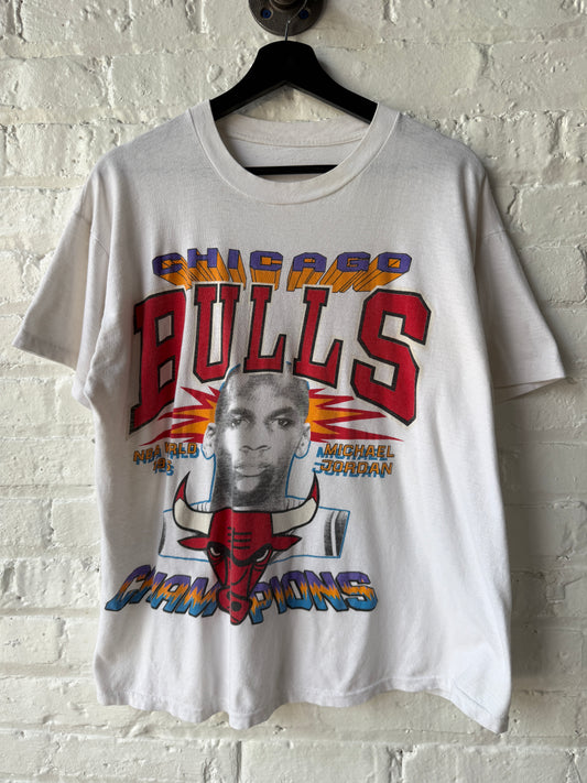 Vintage 90s Michael Jordan Parking Lot Shirt Size Large