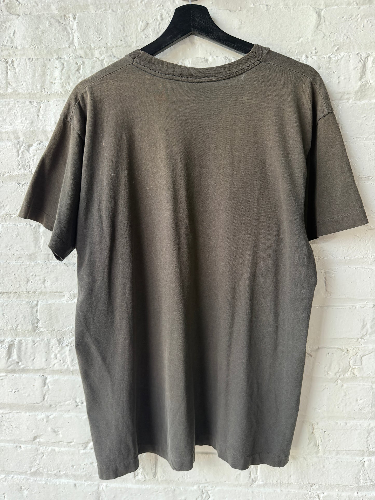 Vintage Black Pocket T Shirt Size Large