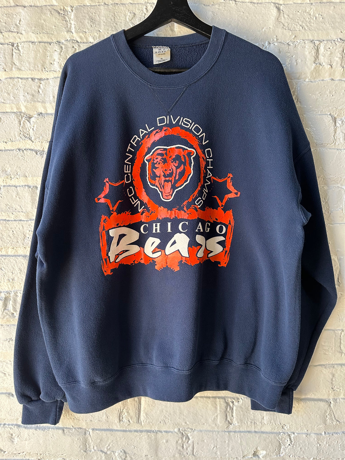 Vintage 90s Chicago Bears NFC Division Champs Crewneck Size XL