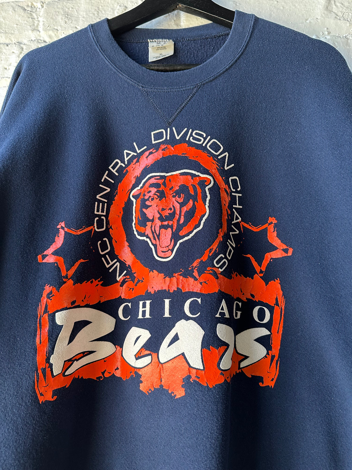 Vintage 90s Chicago Bears NFC Division Champs Crewneck Size XL