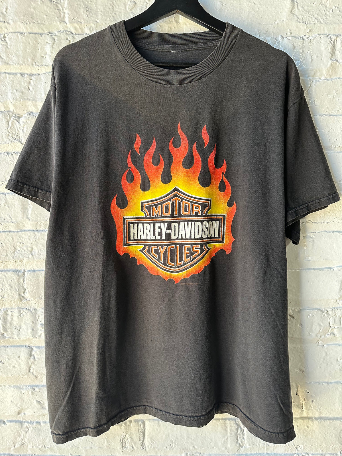 Vintage Harley Davidson Fireball Shirt Size XL