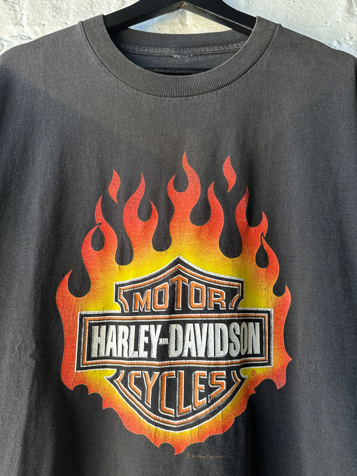 Vintage Harley Davidson Fireball Shirt Size XL
