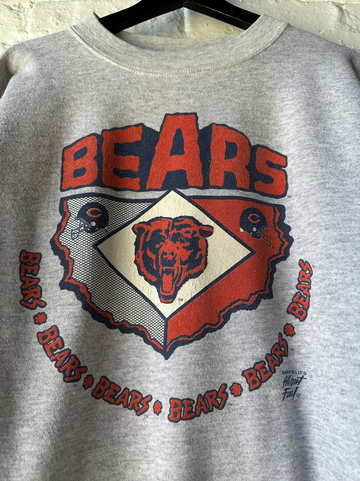 Vintage Chicago Bears Bears Bears Crewneck Size Large