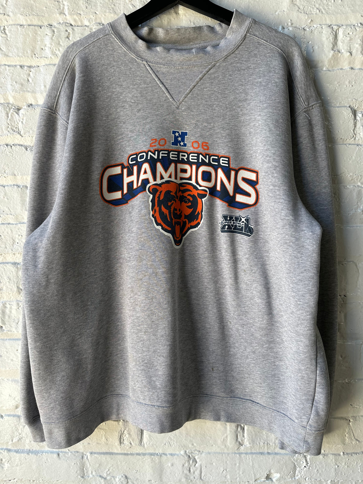 Vintage 2006 Chicago Bears Conference Champs Crewneck Size XL