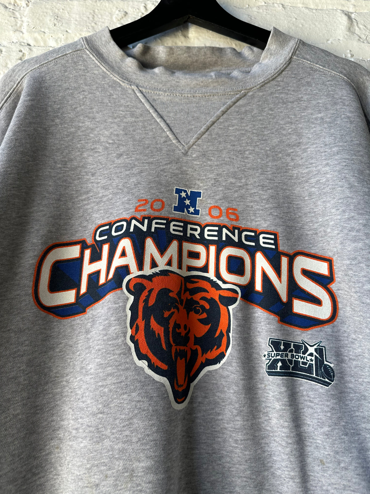 Vintage 2006 Chicago Bears Conference Champs Crewneck Size XL
