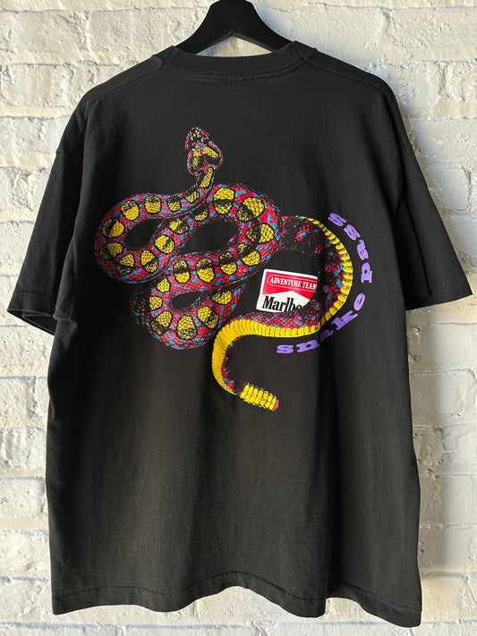 Vintage 90s Marlboro Snake Pass Shirt Size XL
