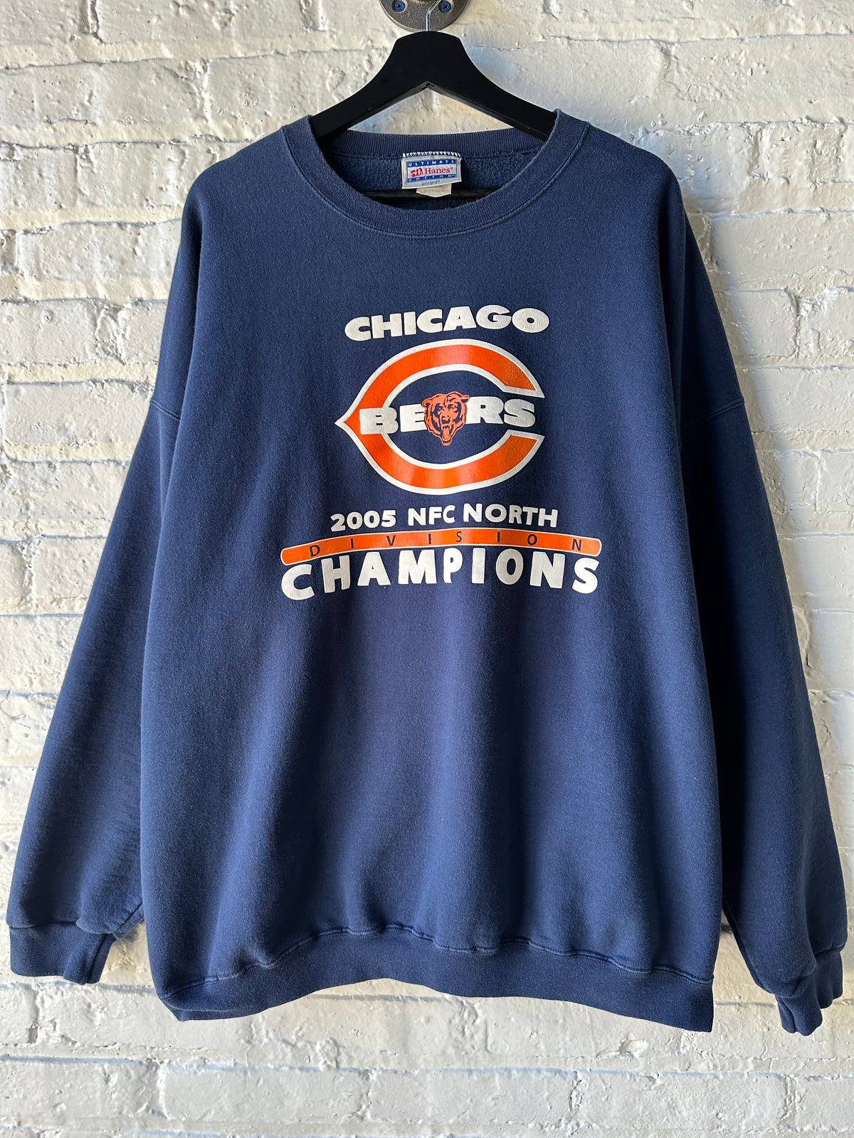 Vintage 2005 Chicago Bears Division Champs Crewneck Size 2XL