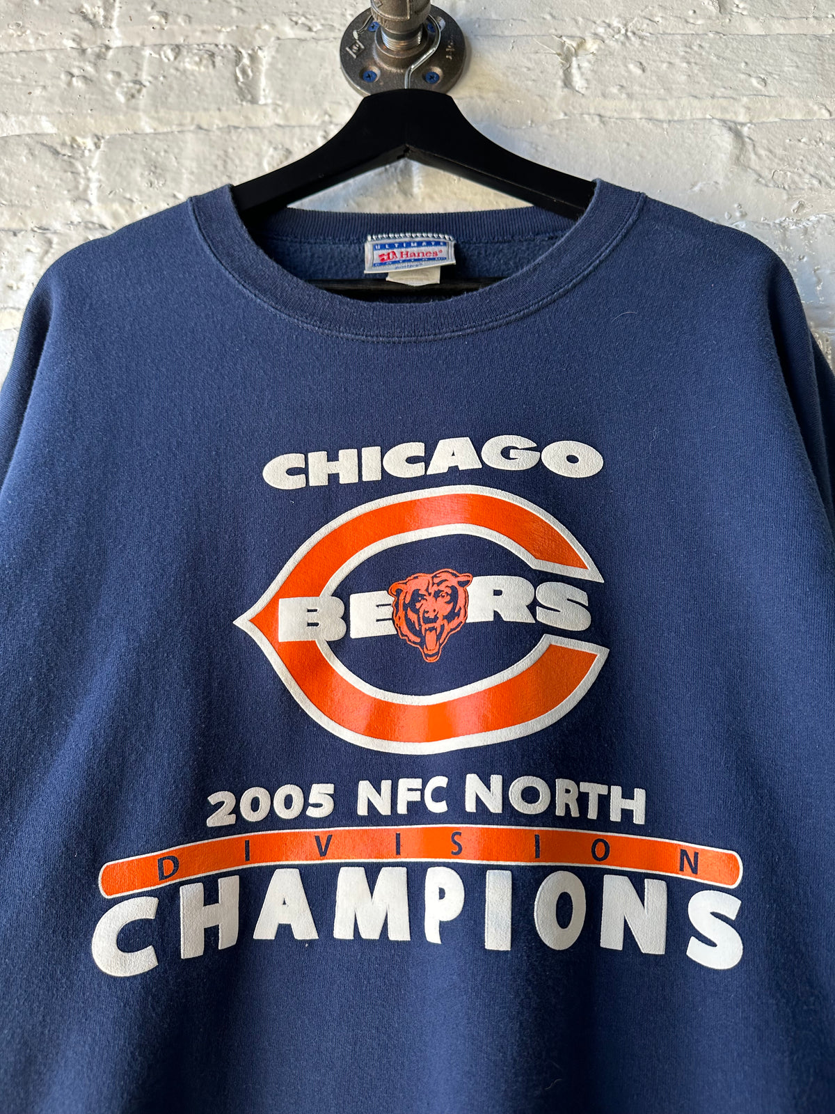 Vintage 2005 Chicago Bears Division Champs Crewneck Size 2XL