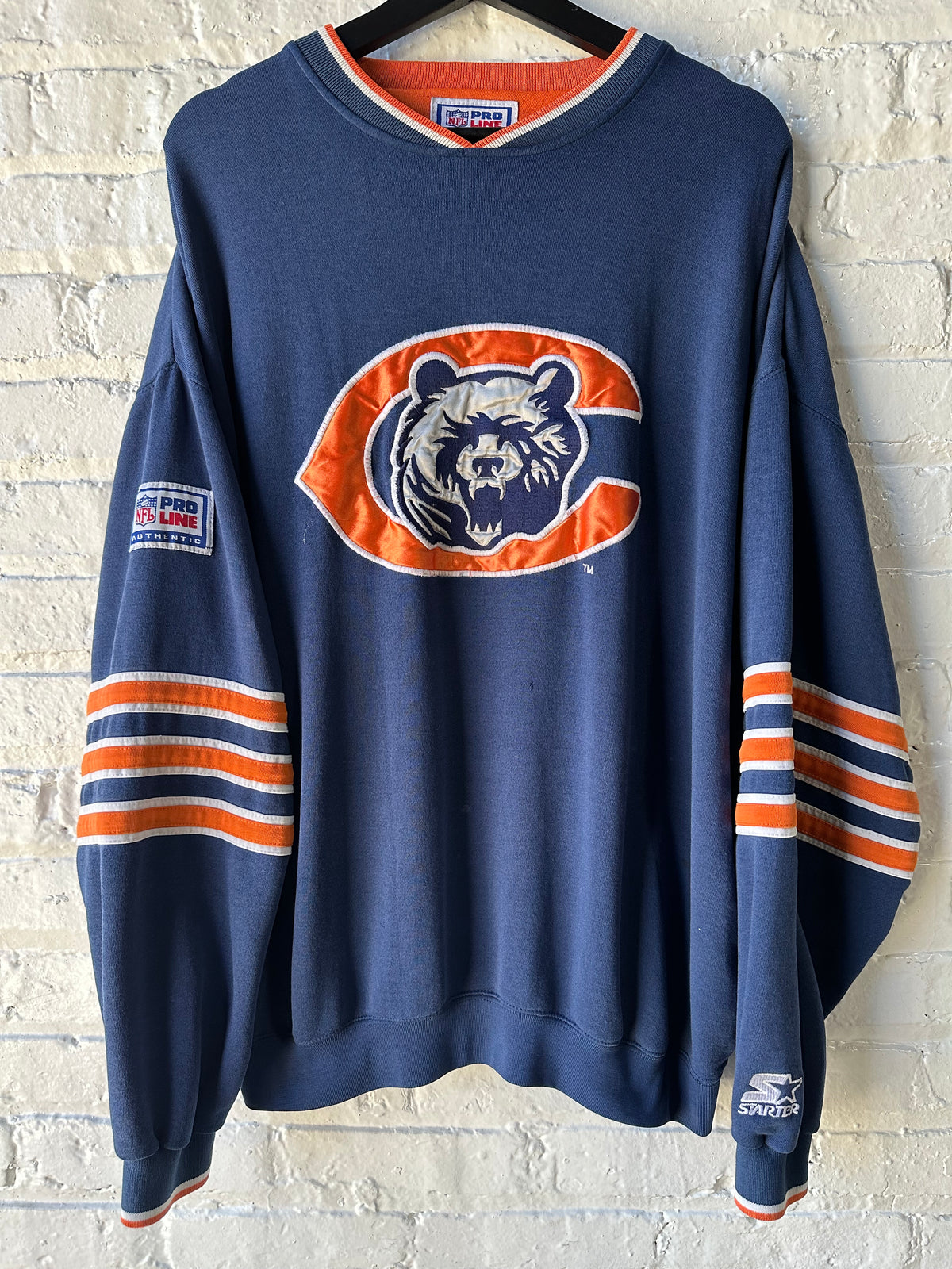 Vintage Chicago Bears Pro Line Starter Crewneck Size XL