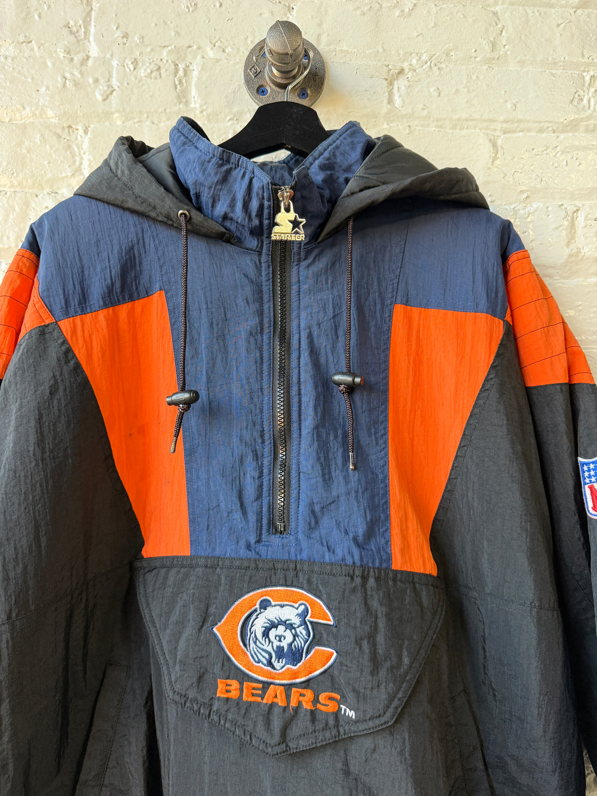 Vintage Chicago Bears Starter Pullover Jacket Size Large