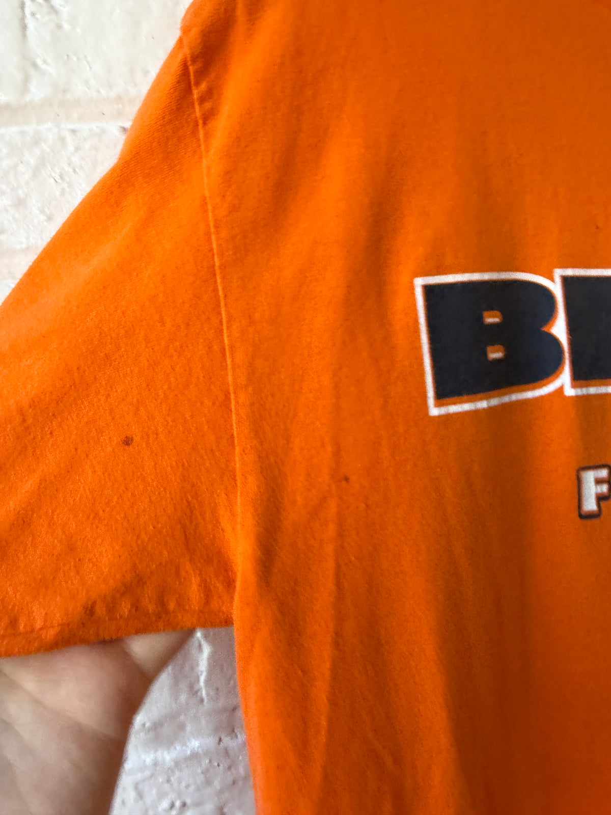 Chicago Bears Football Orange Shirt Size Medium