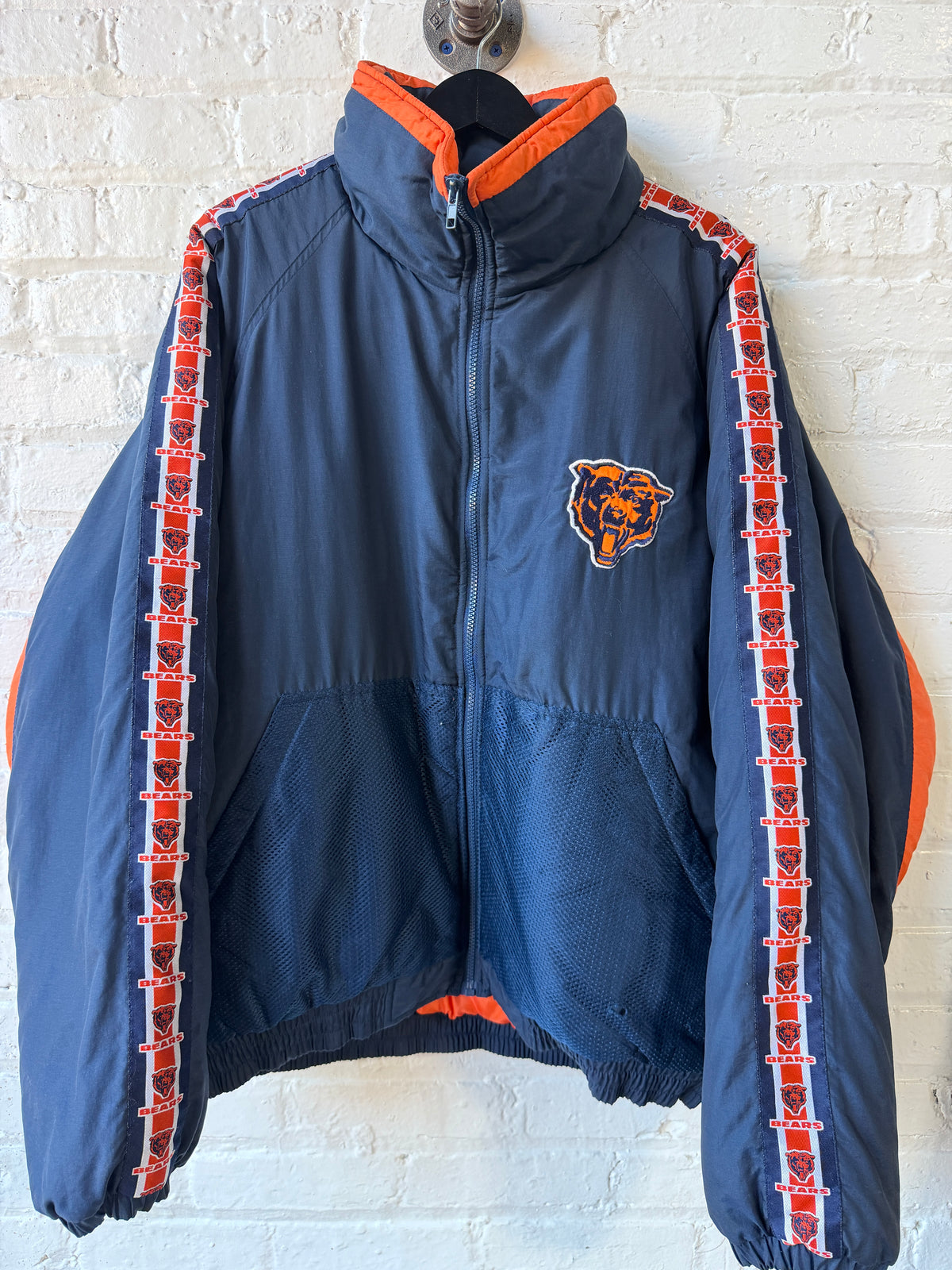 Vintage Chicago Bears Puffer Jacket Size 2XL