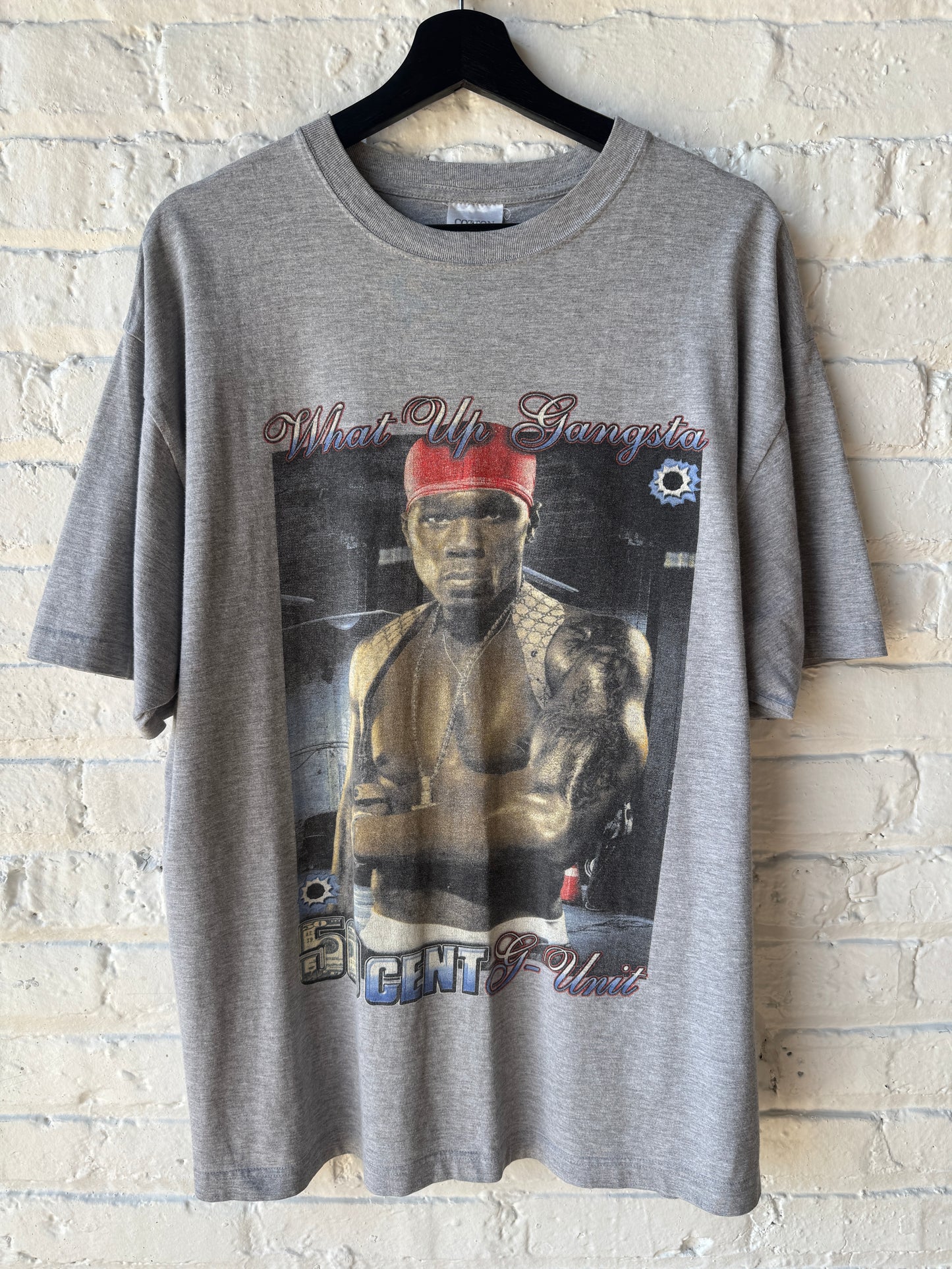Vintage 50 Cent G Unit What Up Gangsta Shirt Size XL
