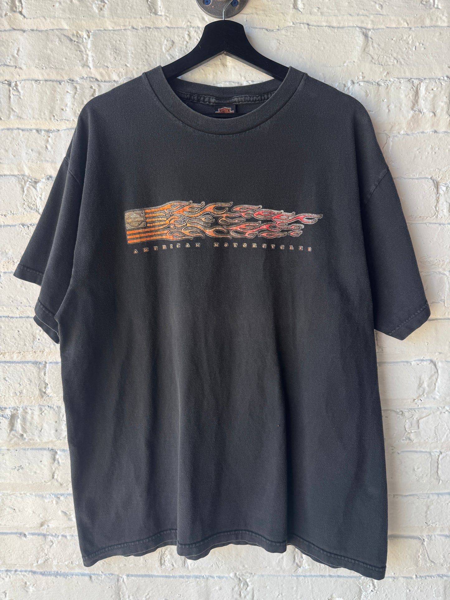 Vintage Harley Davidson Flame Shirt Size XL
