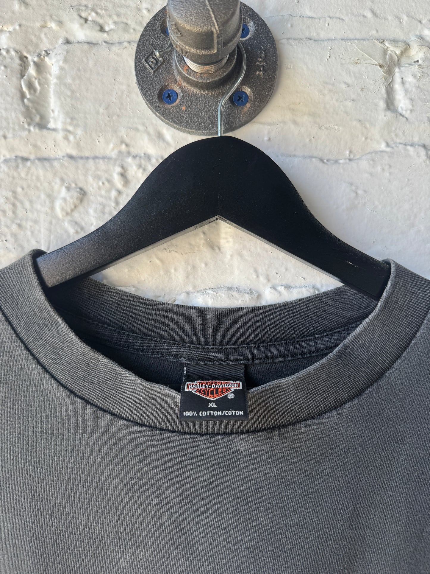 Vintage Harley Davidson Faded Pocket Shirt Size XL