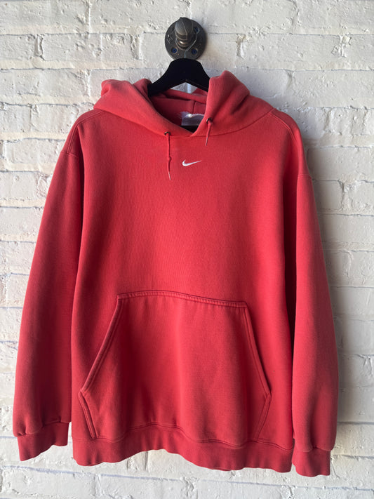 Vintage 90s Nike Center Swoosh Hoodie Size Large
