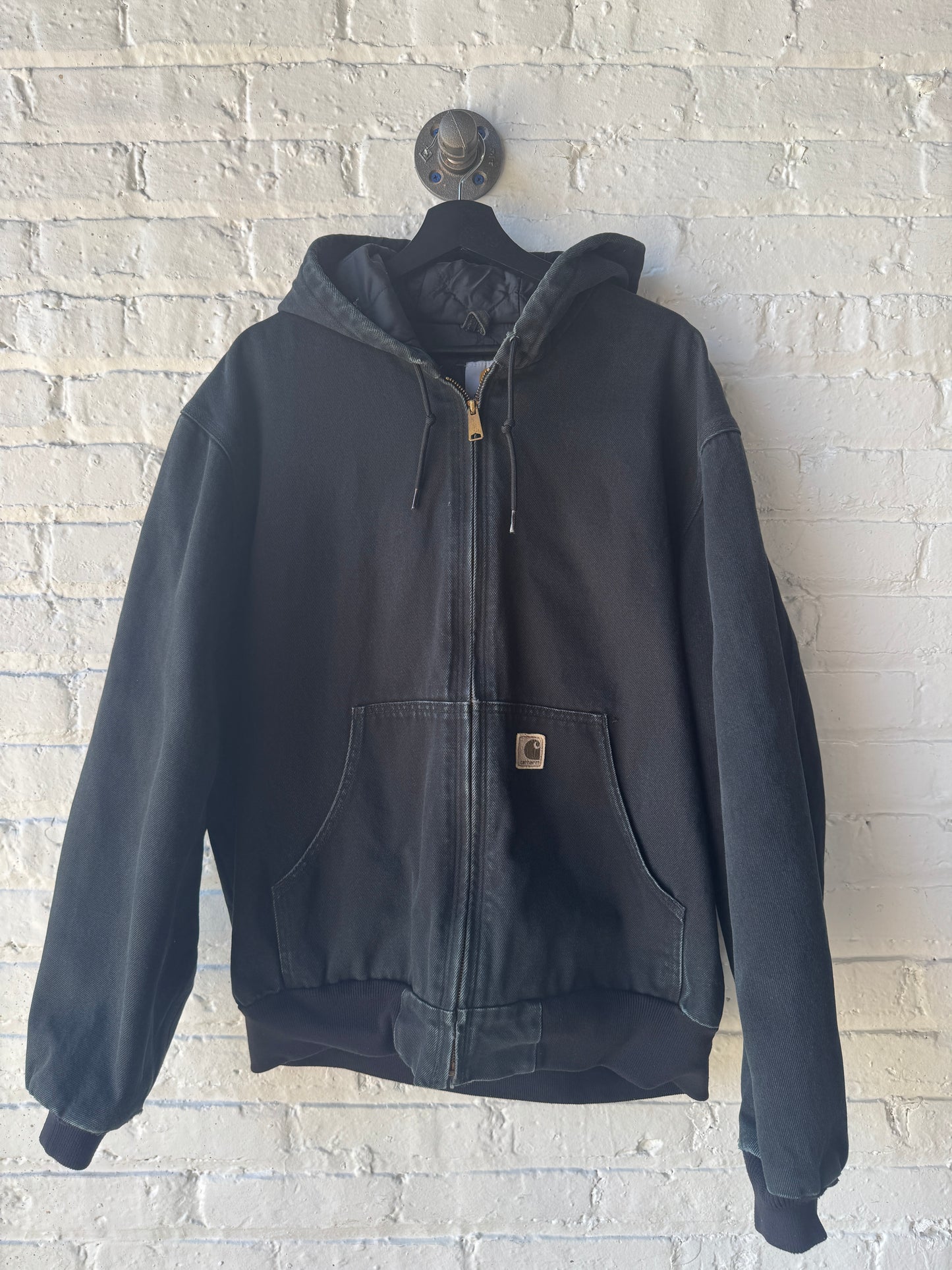 Vintage Black Carhartt Active Jacket Size XL