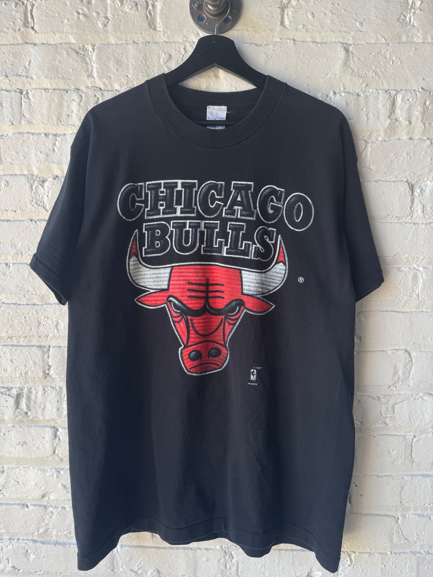 Vintage Chicago Bulls Big Logo Shirt Size Large