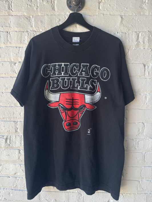 Vintage Chicago Bulls Big Logo Shirt Size Large