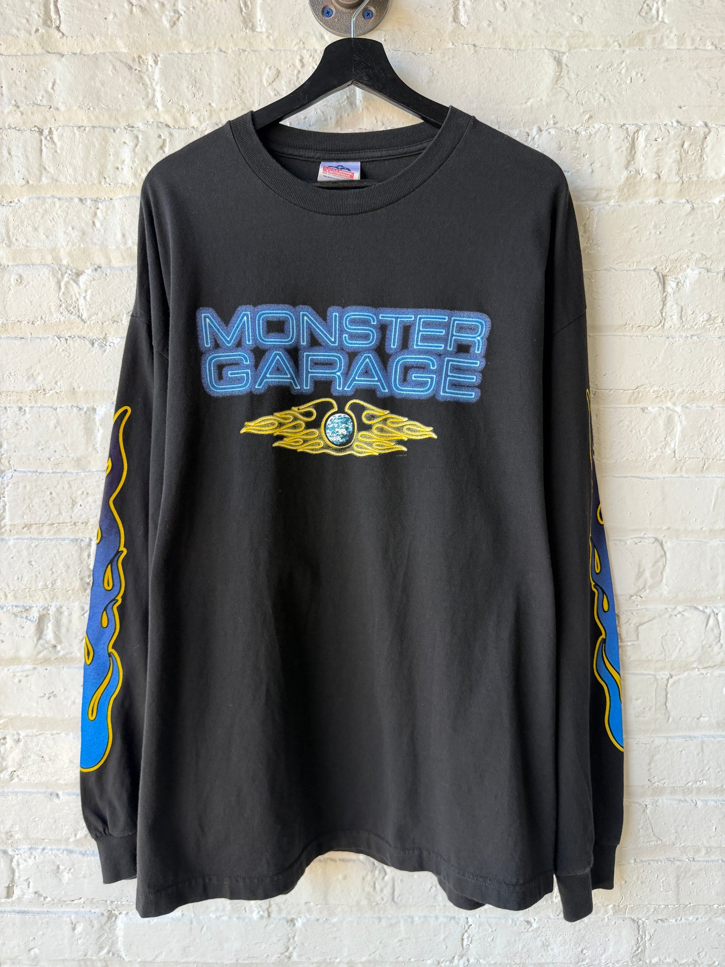 Vintage Monster Garage Long Sleeve Shirt Size 2XL