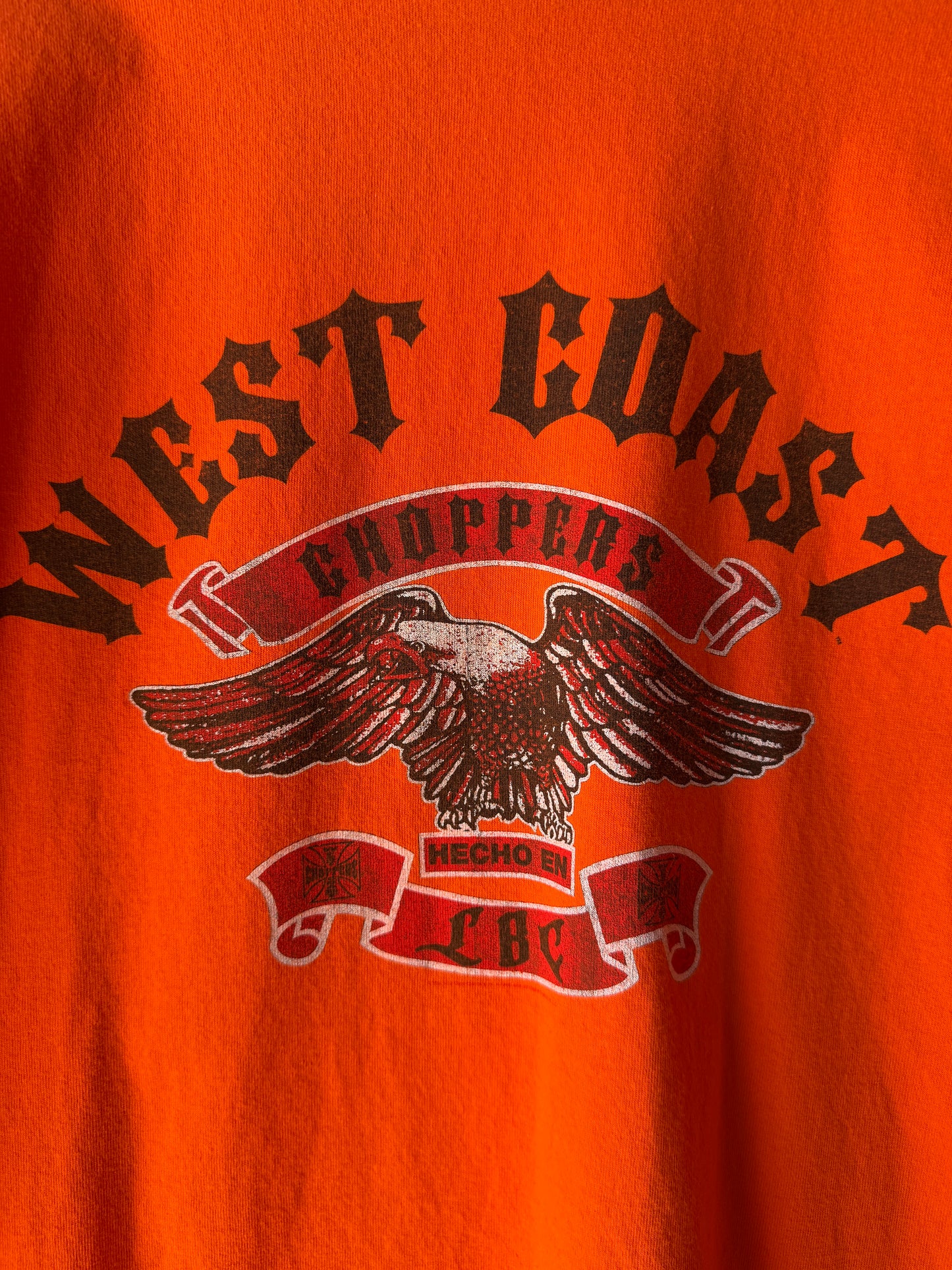 Vintage West Coast Choppers Hecho En LBC Shirt Size 2XL