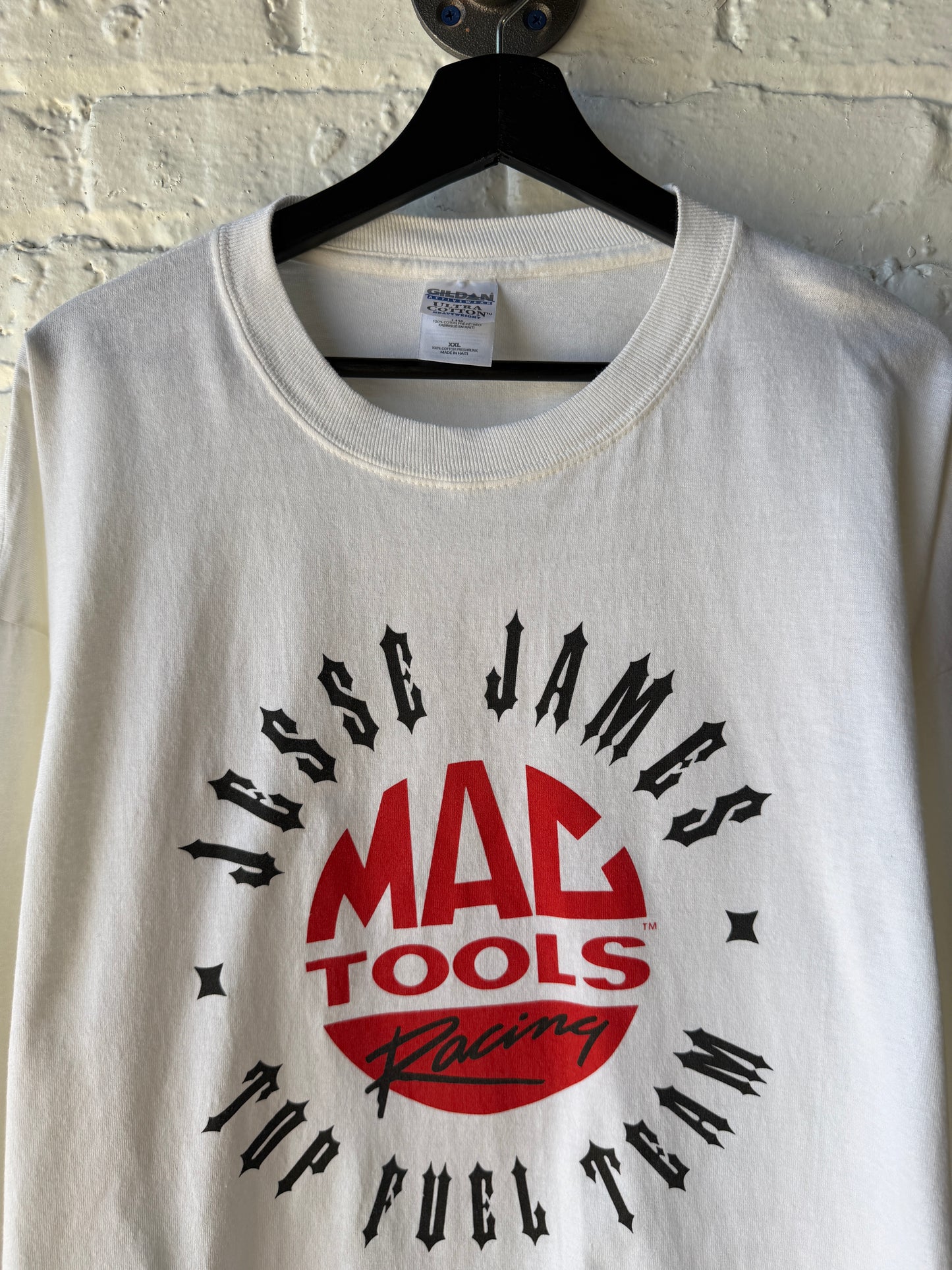 Vintage Jesse James Top Fuel Team Long Sleeve Shirt Size 2XL