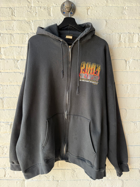 Vintage 2003 Harley Davidson Zip Up Hoodie Size 2XL
