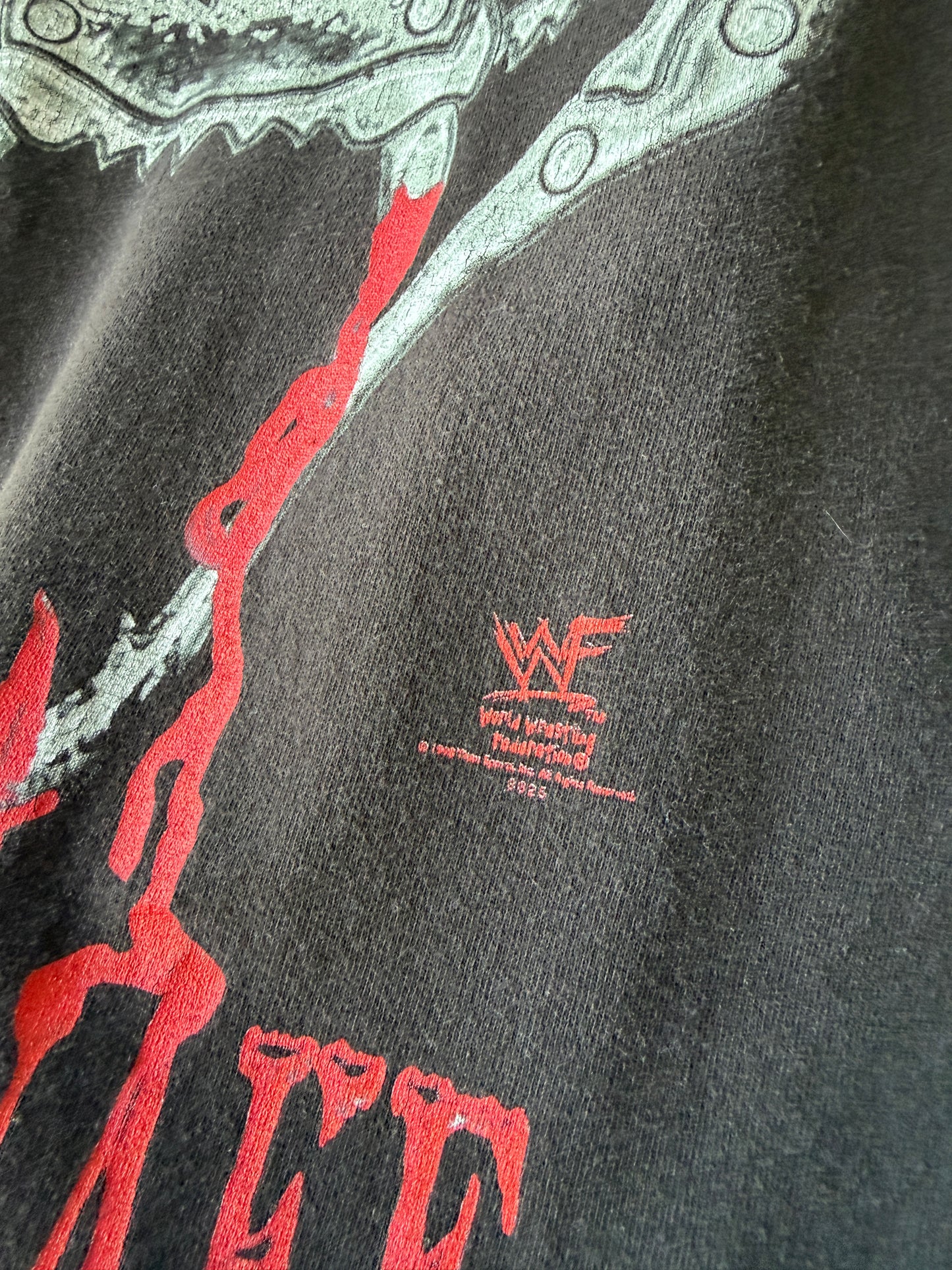 Vintage Blood From A Rattlesnake WWF Shirt Size XL
