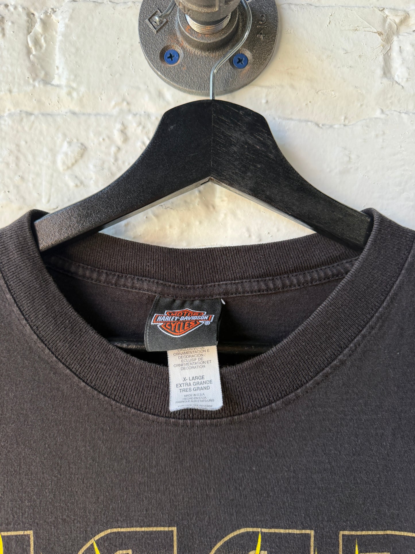 Vintage Harley Davidson Flame Shirt Size XL