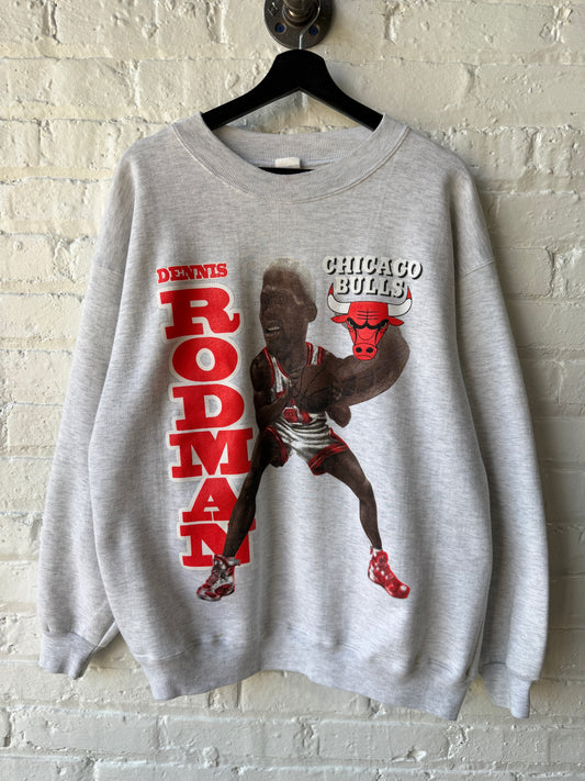 Vintage Dennis Rodman Chicago Bulls Crewneck Size XL
