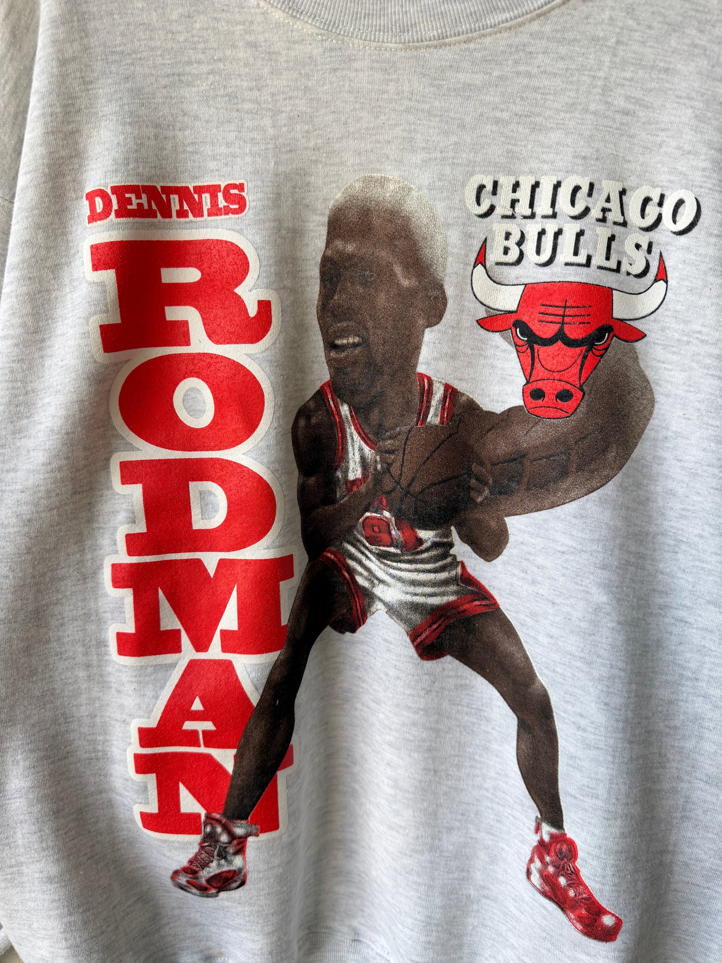 Vintage Dennis Rodman Chicago Bulls Crewneck Size XL