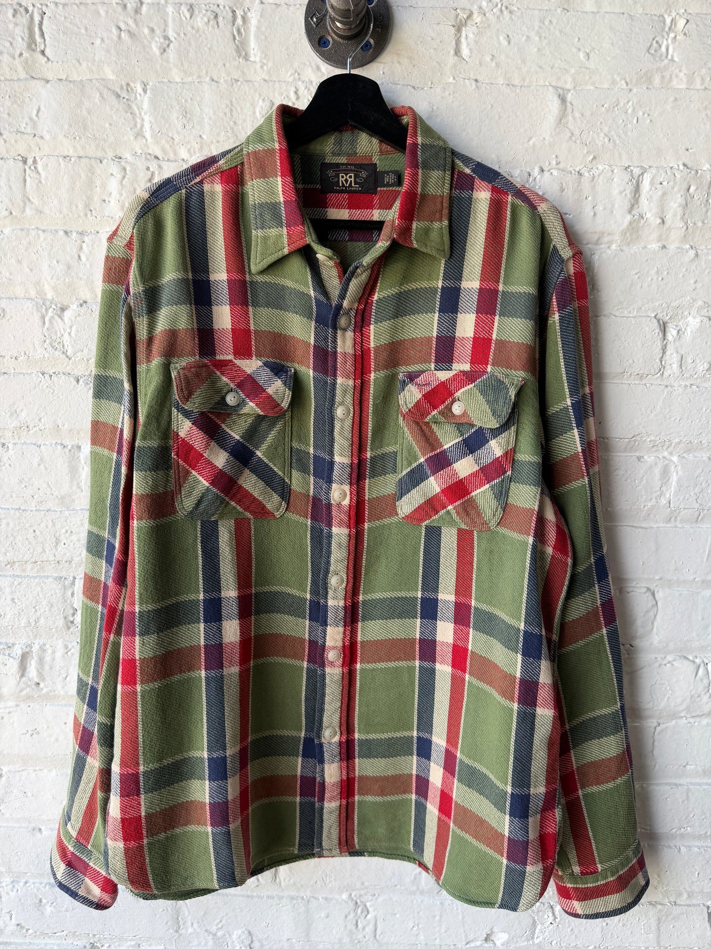 Ralph Lauren Double RL Flannel Size Large