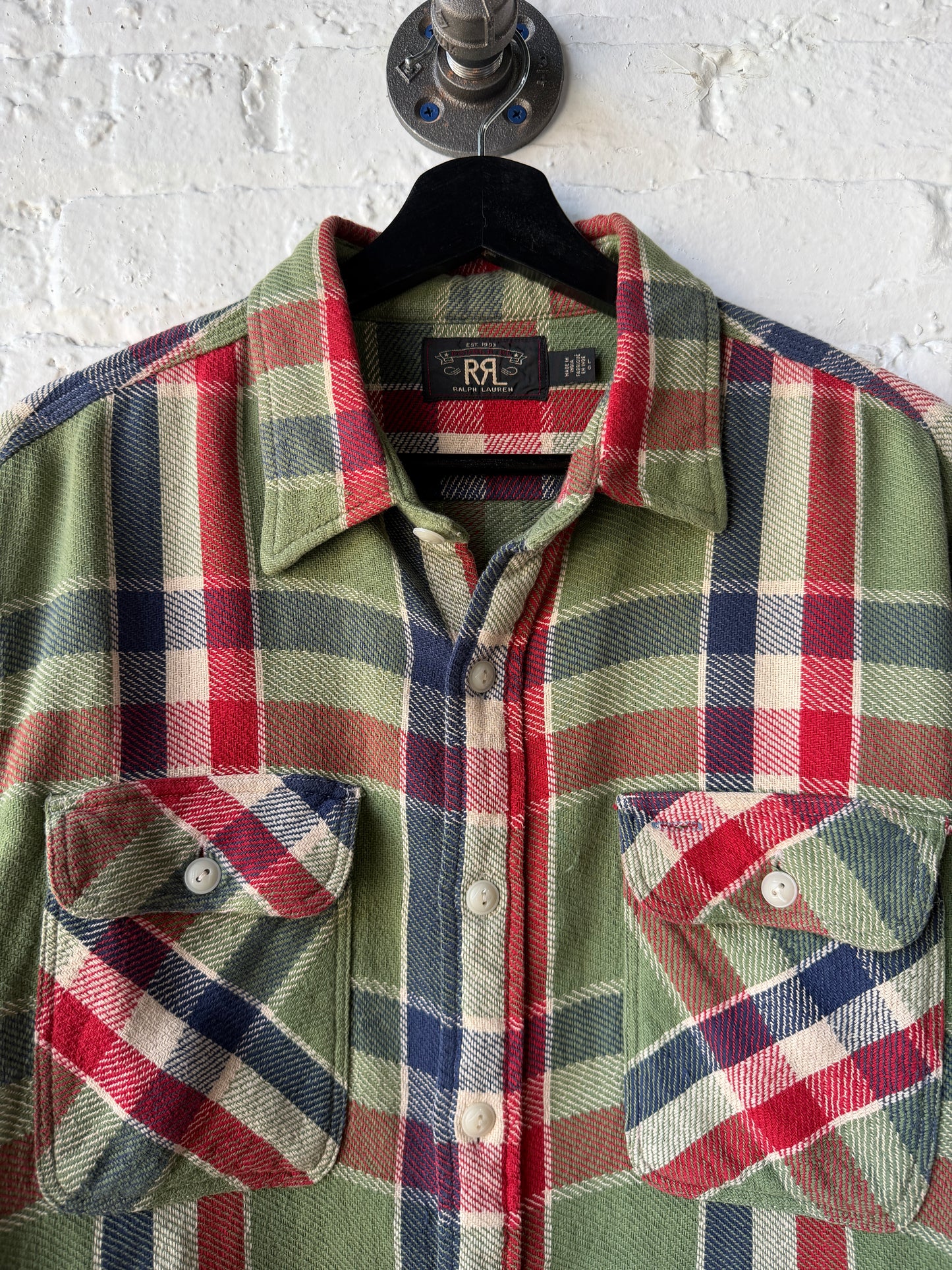 Ralph Lauren Double RL Flannel Size Large
