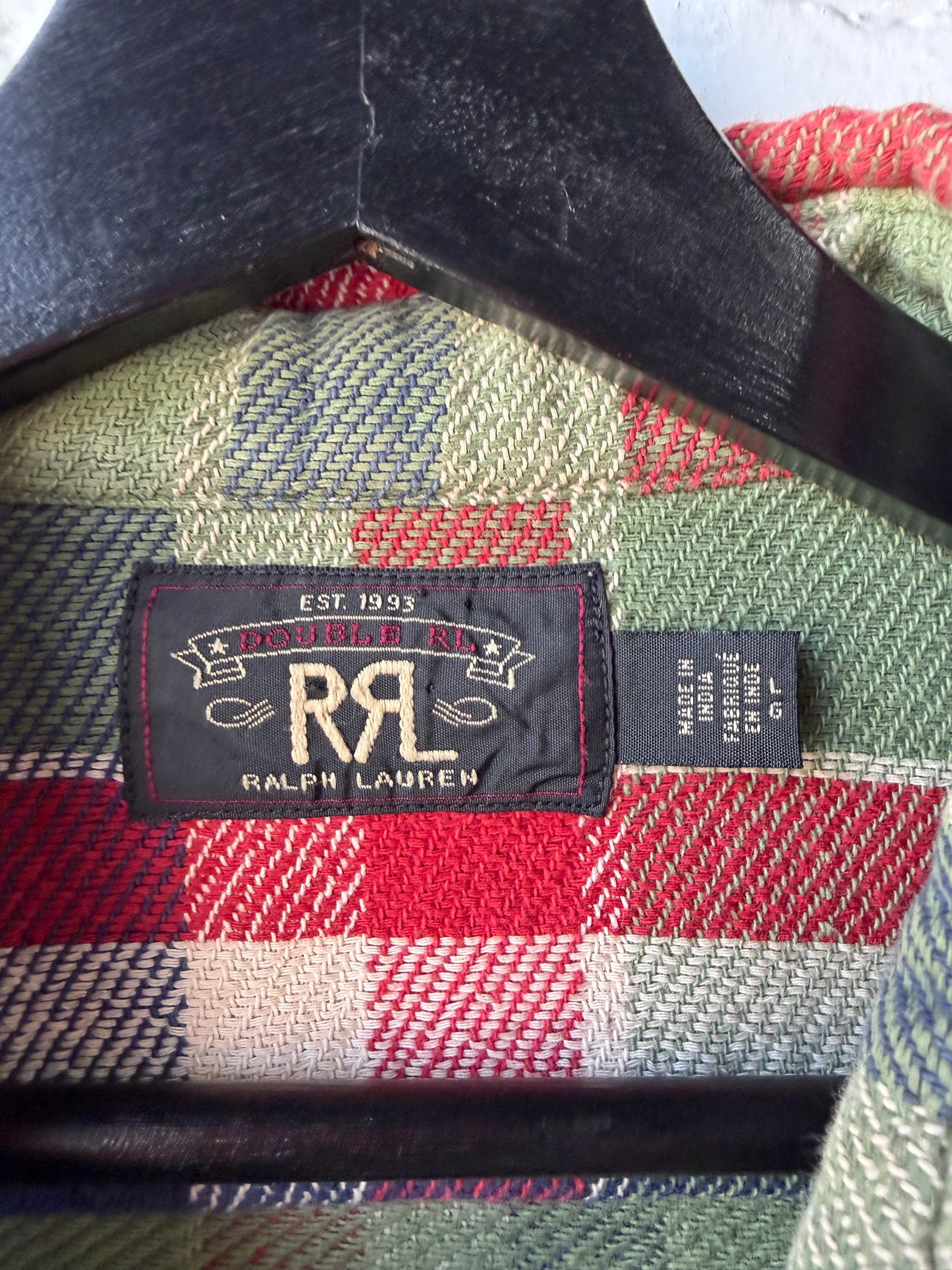 Ralph Lauren Double RL Flannel Size Large